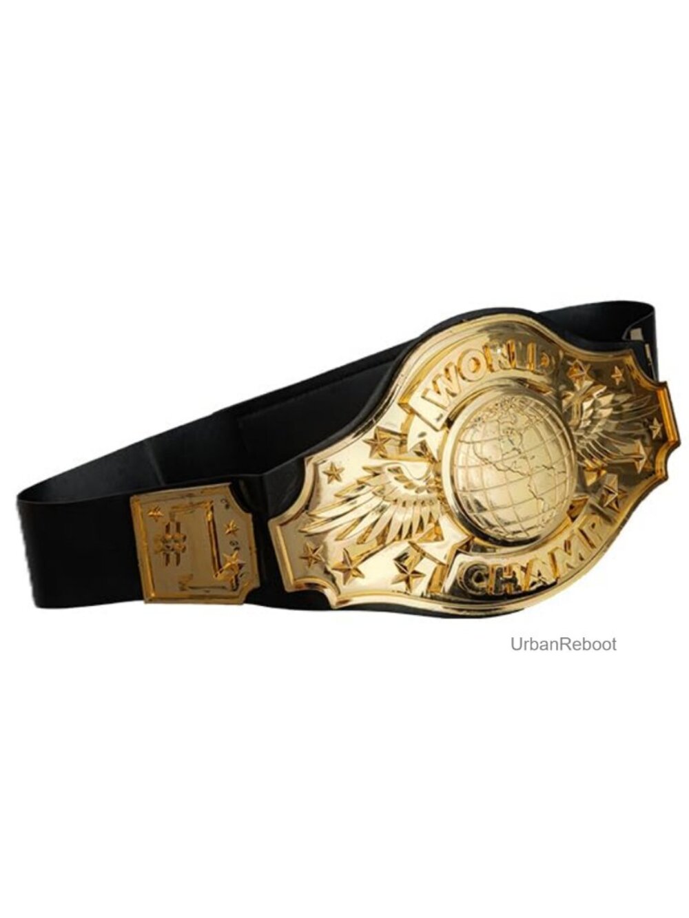 Adjustable Championship Belt Cosplay Costume Accessory Faux Leather Plastic